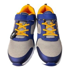 Saucony Wind A/C 2.0 Boys Sneakers – Navy/Gray/Gold – Size 7M
